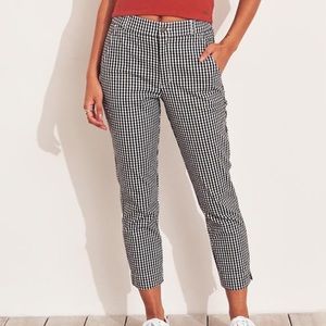 Gingham hollister pants